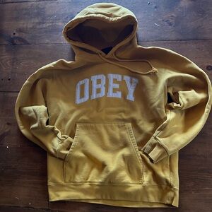 Obey Mustard Yellow Hoodie